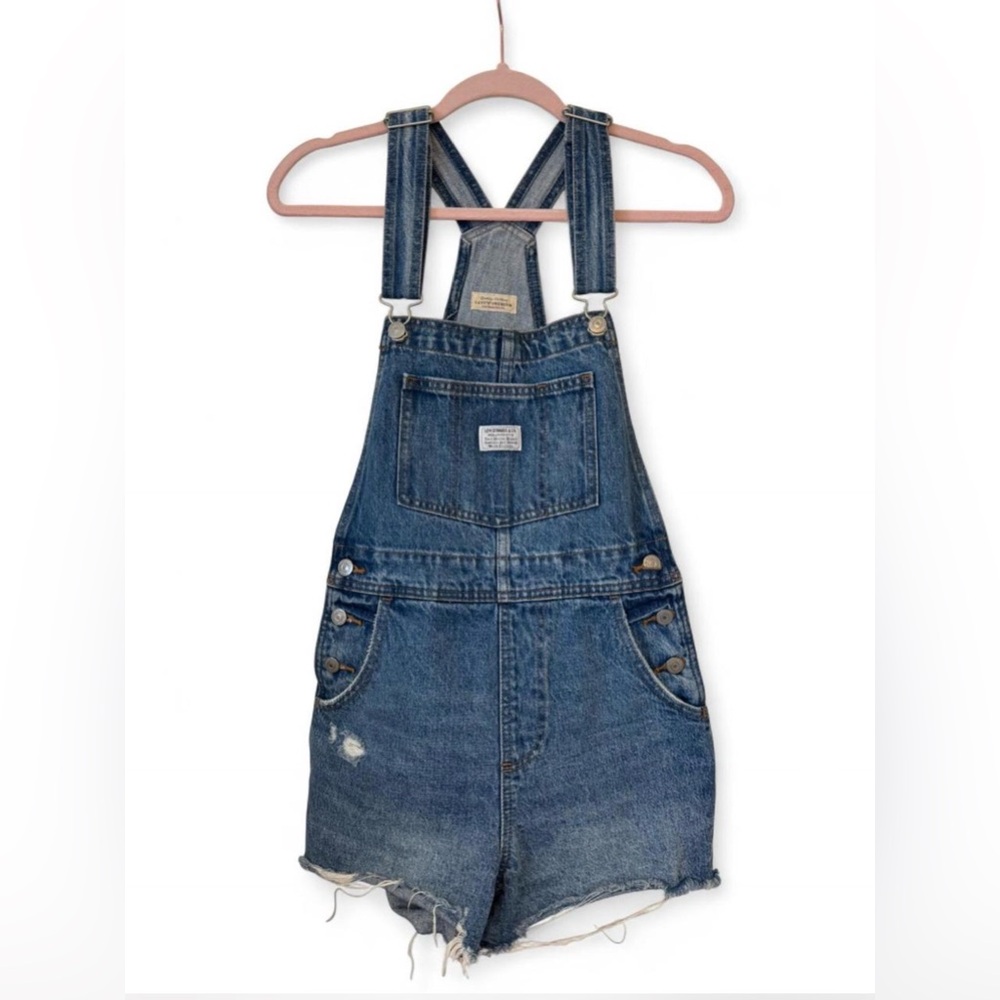 Levi Denim Overall Short